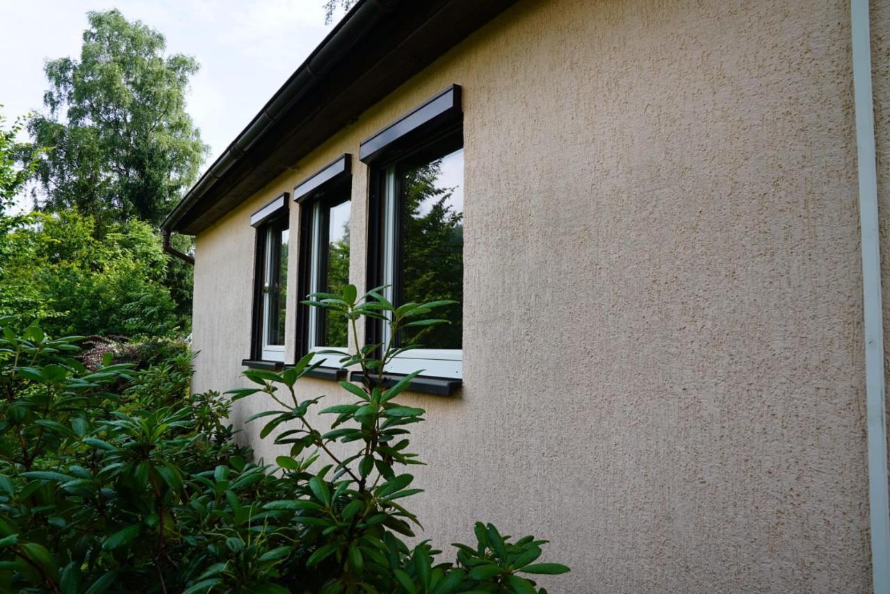 Ruhiges Ferienhaus Am Waldrand Mit Sauna Und Kamin - Hellaberg II Langenbach  Exterior photo